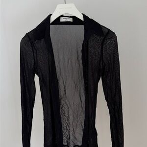 Babaton Black Sheer Camisole